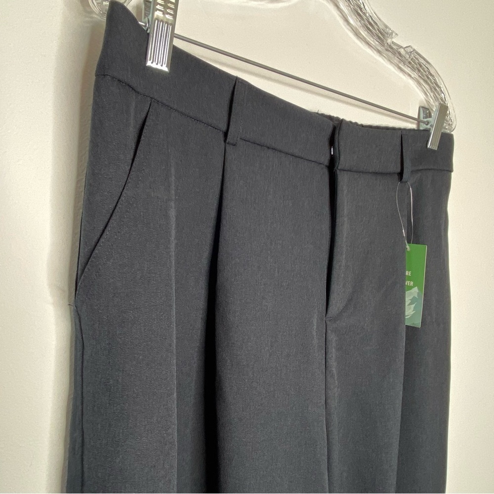 Willit Navy Blue Wide Leg Trouser